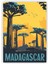 Madagascar Madagaskar Ahşap Poster 20X29 cm 1