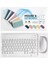 ZR20KM Beyaz Kablosuz Klavye Mouse Set 1