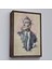 Çerçeveli Mustafa Kemal Atatürk'ün Kalem Eskizi Portre Çizimi Dekoratif Kanvas Tablo-80 2