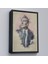 Çerçeveli Mustafa Kemal Atatürk'ün Kalem Eskizi Portre Çizimi Dekoratif Kanvas Tablo-80 4
