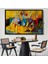 Çerçeveli Modern Tarz Soyut Yağlıboya Görünüm Dekoratif Kanvas Duvar TABLOSU-3522 8