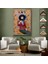 Çerçeveli Sansalyede Oturan Adam Pop Art TABLO-7978 6
