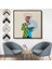 Çerçeveli Çizgi Roman Kahramanı Kahvesini Yudumluyor Pop Art Kanvas TABLO-5800 7