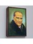 Çerçeveli Atatürk Portre Tablosu Mustafa Kemal Atatürk Dikdörtgen Dekoratif Kanvas Tablo-70 2