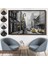 Çerçeveli New York Sokakları ve Sarı Taksi Yağlıboya Görünüm Kanvas TABLO-3552 7