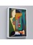 Çerçeveli Auguste Herbin - Kübist Kompozisyon TABLO-8097 1