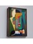 Çerçeveli Auguste Herbin - Kübist Kompozisyon TABLO-8097 2