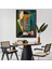 Çerçeveli Auguste Herbin - Kübist Kompozisyon TABLO-8097 8