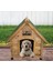 Kahverengi Ahşap Köpek Isimliği 15X8,5 Cm, Doğal ve Şık Tasarım. 3