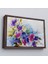 Çerçeveli Modern Sanat Soyut Çiçekler Dekoratif Kanvas Duvar TABLO-3650 1