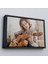 Çerçeveli Gitar Çalan Kız Duvar TABLOSU-1241 1