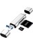 ZR825 Type-C USB 3 In 1 Card Reader 1