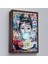 Çerçeveli Audrey Hepburn Graffiti Pop Art Duvar TABLOSU-6470 1