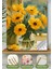 Sayılarla Boyama Seti 40X50 cm (Çıtalı) Fırça Boya Dahil Numaralı Tuval Cam Vazo Sarı Çiçek 1