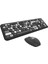 Mofii NO666 Siyah Gri Klavye Mouse Set 1