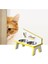Çelik Kedi ve Köpek Mama ve Su Kabı 2'li, 250 Ml, Sarı Renk, Dayanıklı ve Şık Tasarım 4