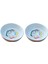 2'li 14 cm 250 ml Yıkanabilir Seramik Mama ve Su Kabı, Şık ve Kullanışlı Set 1
