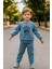 Erkek Çocuk Üç Iplik Içi Şardonlu Alt Üst Takım Uzun Kollu Sweat ve Lastikli Paça Pantolon 1