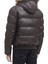 Hafif Kapitone Suni Deri Şişme Puffer Erkek Mont 5