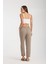 Çift Katlı Müslin Düz Pantolon 3