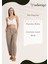Çift Katlı Müslin Düz Pantolon 8