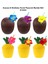 Ananas Hindistan Cevizi Tasarımlı Pipetli Bardak Seti (6 Adet) 1