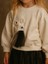 Kız Çocuk Pamuklu Örme Nakışlı Tüllü Sweatshirt 3