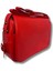 Hakiki Kuzu Derisi Kırmızı Bayan Omuz Çantası 23X16X6 3
