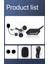 BT62 Motosiklet Kask Kulaklığı Bluetooth Intercom 2 Intercom Bağlantılı 3