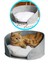 Yuvarlak Peluş Kedi Yatağı, Rahat ve Şık Evcil Hayvan Konforu Sağlar. 6
