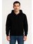 Monsi -Erkek Üç Iplik Kapüşonlu Tam Fermuarlı Kanguru Cepli Sweatshirt Hoodie 6