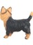 Oyuncak Model Köpek Sarı Siyah Yorkshire Terrier 3