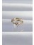 Pirinç Gold Renk Zirkon Taşlı Damla Earcuff Küpe 1