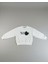 Kalp Nakışlı ve Püskül Detaylı Beyaz Sweatshirt Siyah Palazzo Jean Kız Çocuk Takımı 4
