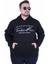 Büyük Beden 3ip Kapüşonlu Sweat Let's Go 25720 Sıyah 2