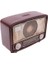 Dekoratif Metal Radyo Kumbaralı Vintage Hediyelik 2
