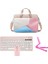 Apple iPad Air 11 (2024) ile Uyumlu Tablet Çantası+Bluetooth Klavye+Bluetooth Mouse+Tablet Standı Pembe AL5296 1
