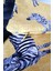 Zebra Tasarımlı Saçaklı Kadife Kırlent Kılıfı - 43X43CM 3