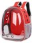 Kırmızı Şeffaf Sırt Çantası, 45X36X25 Cm, Ked ve Köpek Taşıma Için Ideal 1