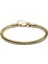 Altın Renk Unisex Snake Zincir (4 Mm) Çelik Bileklik 1