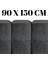 %100 Pamuk Antrasit Banyo Havlusu 90 x 150 Cm, Yumuşak ve Hızlı Kuruyan Havlu Büyük Boy Havlu 2