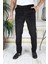 Siyah Polarlı Kadife Pantolon Esnek Kalın Fitil Klasik Kesim Yan Cepli Astarlı Phantom Jeans 1