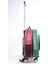 Fileli Sırt ve Tekerlekli Küçük Taşıma Çantası, Kırmızı ve Yeşil Renk Seçeneği 2