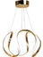 Elara Gold LED Avize – Modern Salon & Oturma Odası 2
