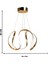 Elara Gold LED Avize – Modern Salon & Oturma Odası 3