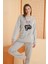Gri Just For You Pijama Takımı 4