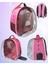 Çok Renkli Pembe Şeffaf Sırt Taşıma Çantası Evcil Hayvanlar Için 1