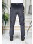 Füme Polarlı Kadife Pantolon Esnek Kalın Fitil Klasik Kesim Yan Cepli Astarlı Phantom Jeans 4
