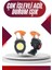 7 Modlu Mini LED Lamba Anahtarlık USB Şarjlı Kamp Için Taşınabilir 2