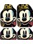 Dekoratif Dijital Baskılı Mickey Mouse Desen Her Araca Uyumlu Yıkanabilir Oto Paspas Takımı 1